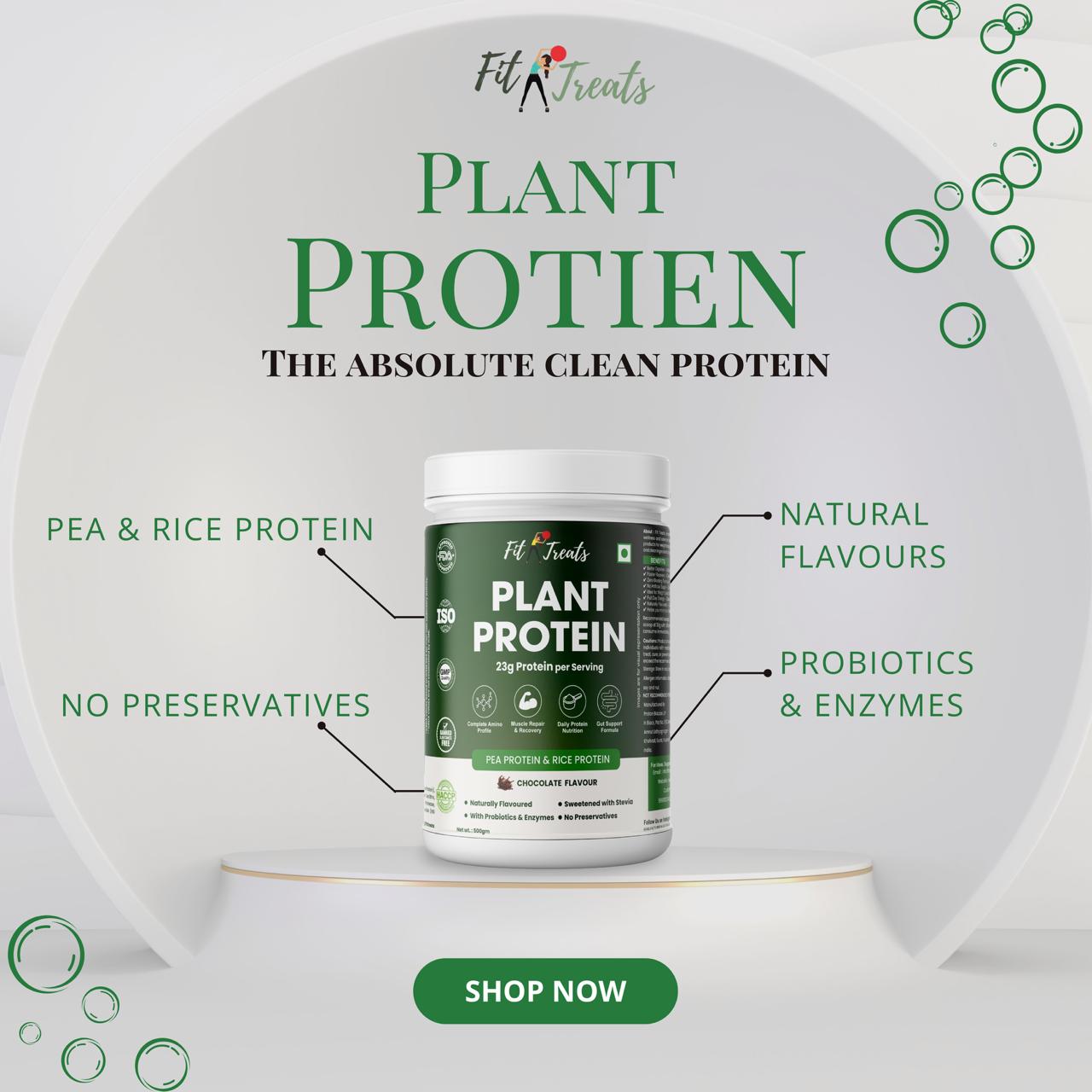 Plant Protein Powder — Vegan Protein for Muscle & Weight Management