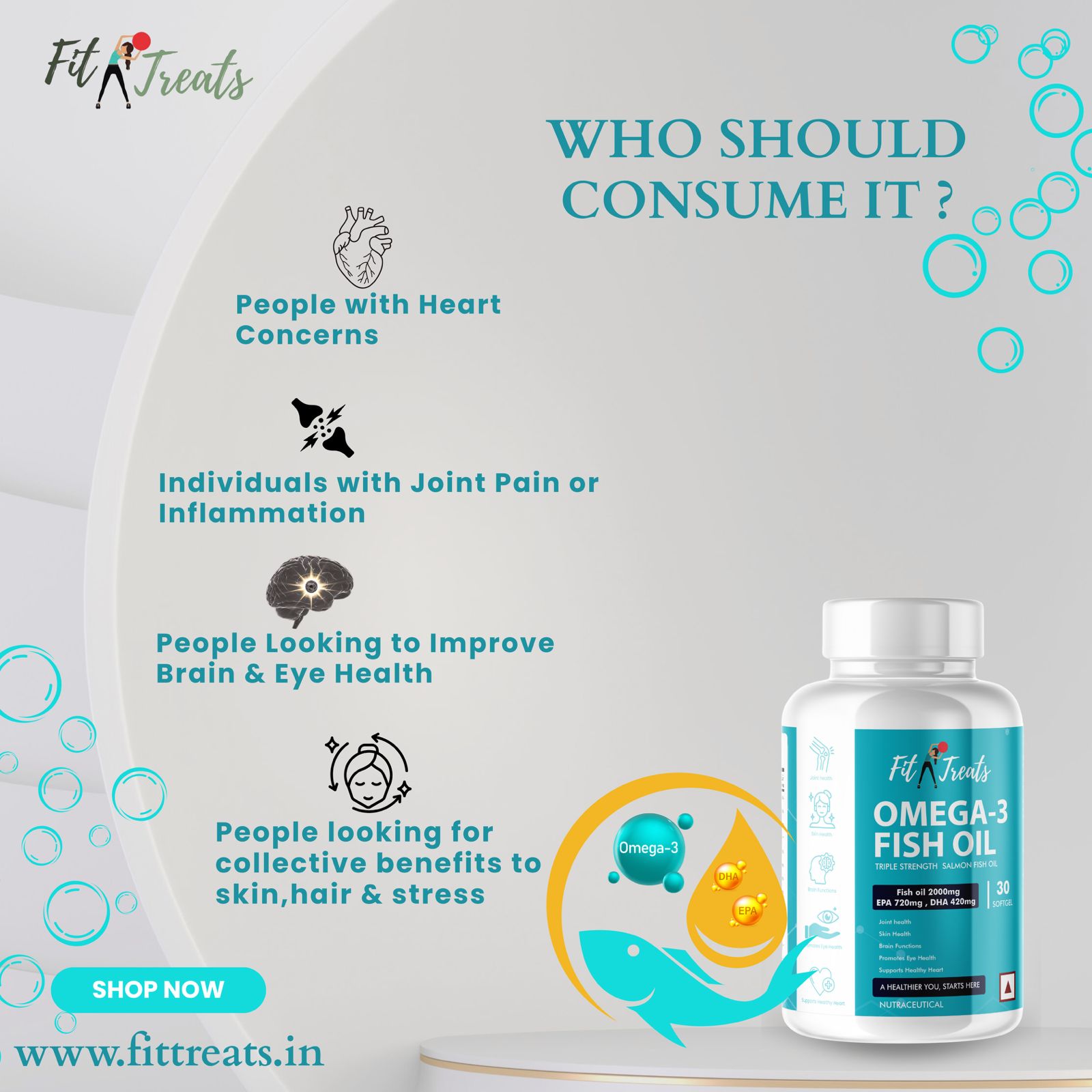Omega Fish Oil | Heart, Brain & Joint Support