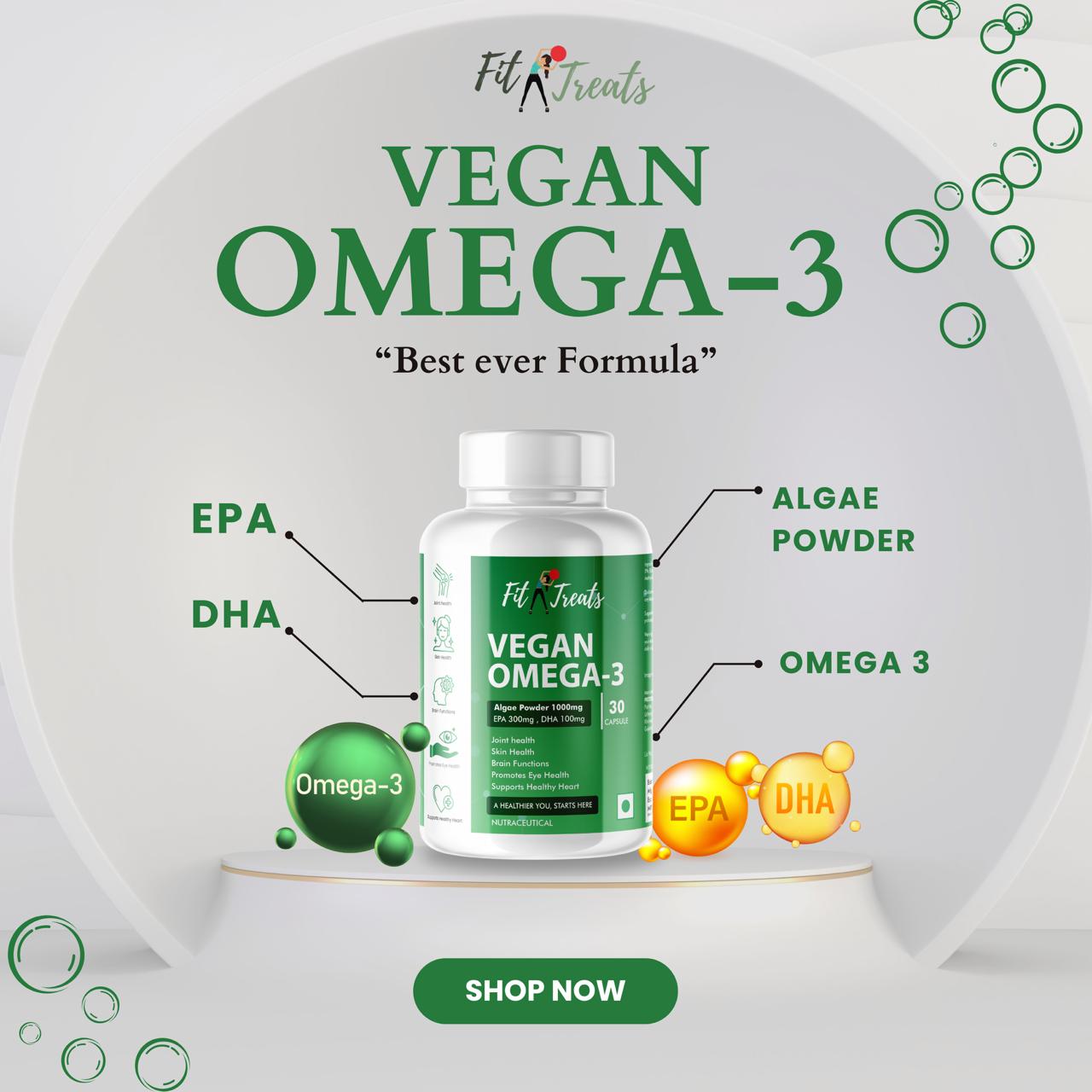 vegan Omega 3 | Heart, Brain and Joint Support