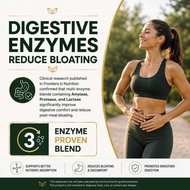 Digestive Enzymes Reduce Bloating