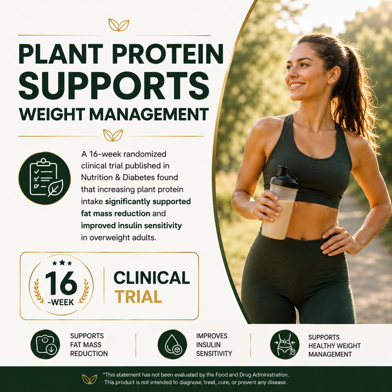 Plant Protein Supports Weight Management