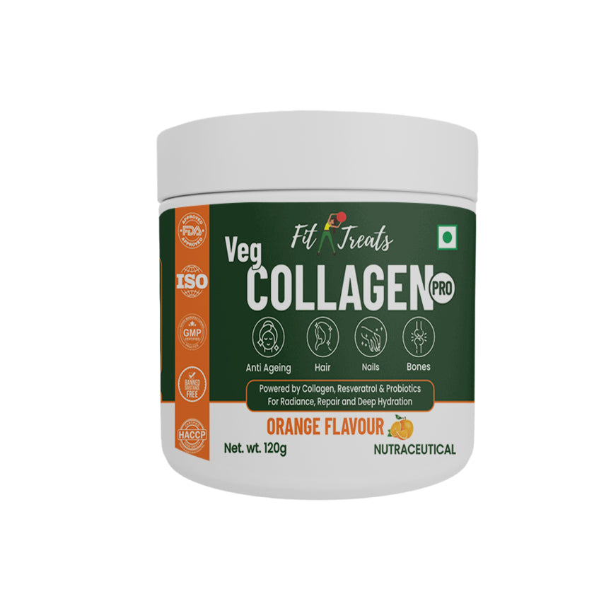 Veg Collagen | Skin Glow & Hair Strength Support | 100% Plant-Based