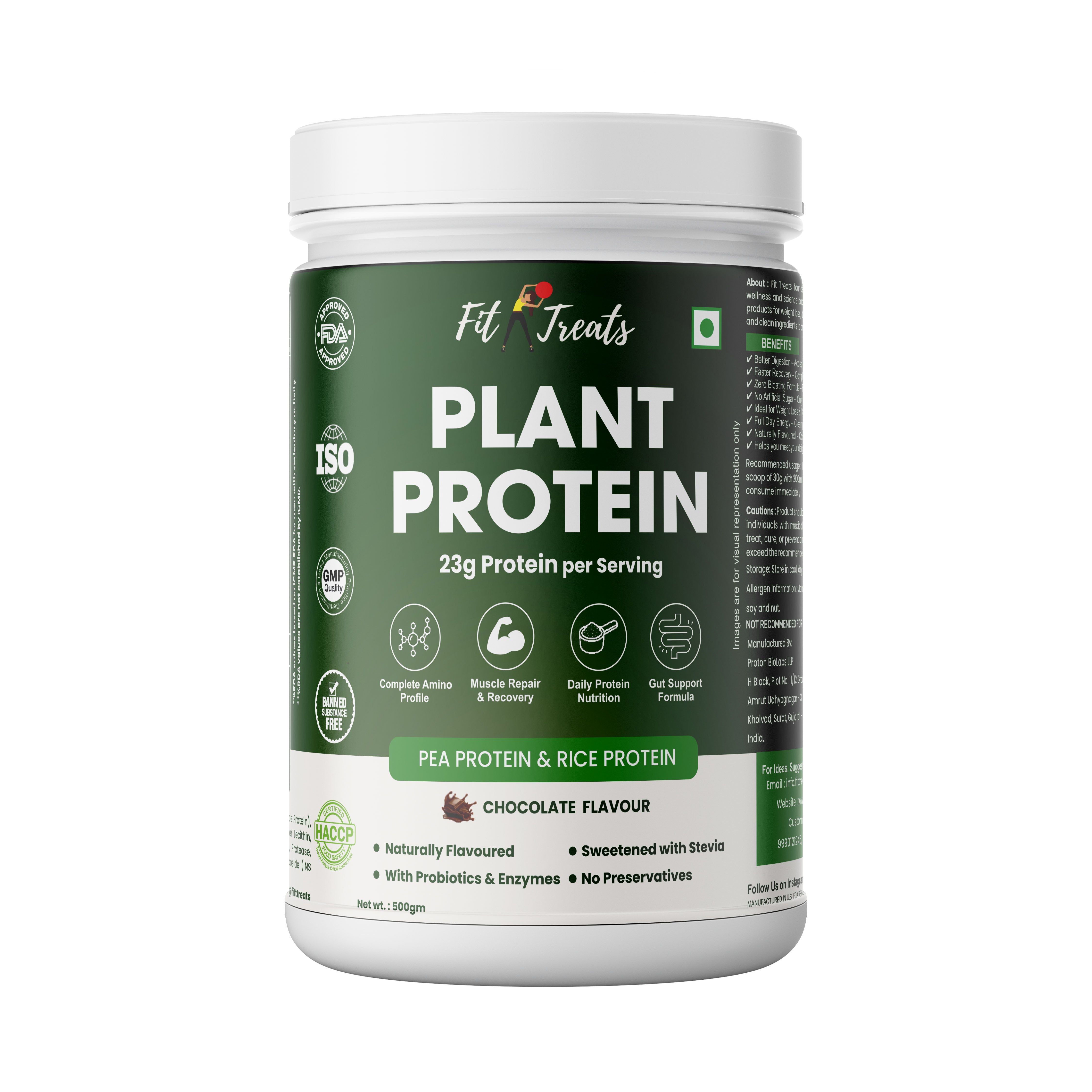 Plant Protein Powder — Vegan Protein for Muscle & Weight Management