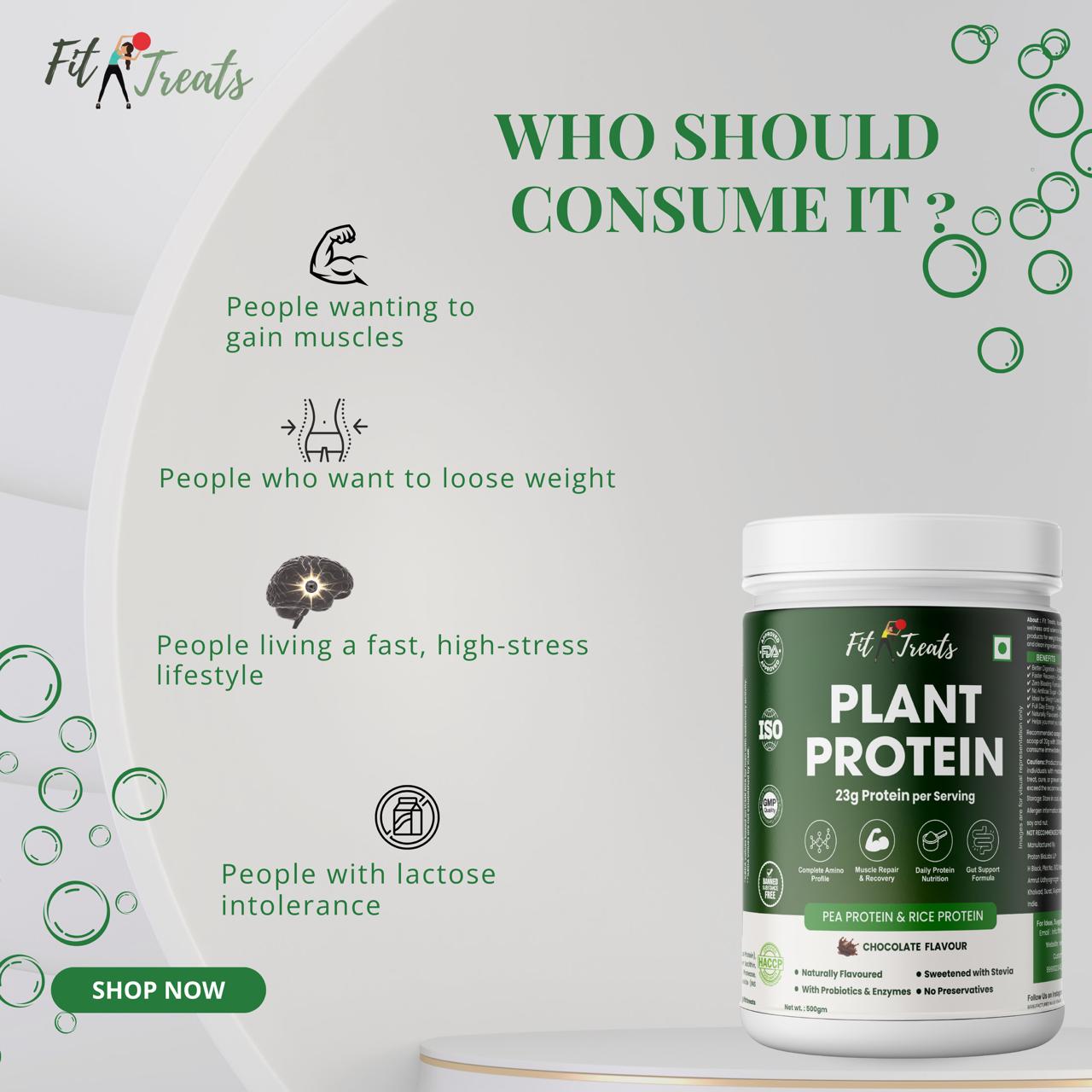 Plant Protein Powder — Vegan Protein for Muscle & Weight Management