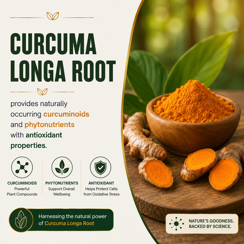 Curcumin Longa Root — Antioxidant Properties
