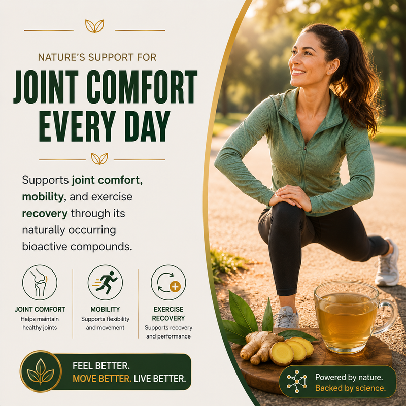 Ginger — Joint Comfort & Exercise Recovery