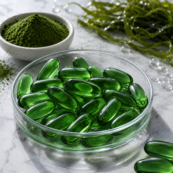 vegan omega-3 - EPA algae capsules